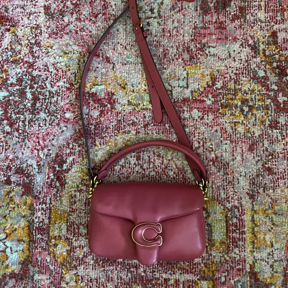 🌺Coach Pillow Tabby 18 Shoulder Bag - Sold Out Dark Pink🌺